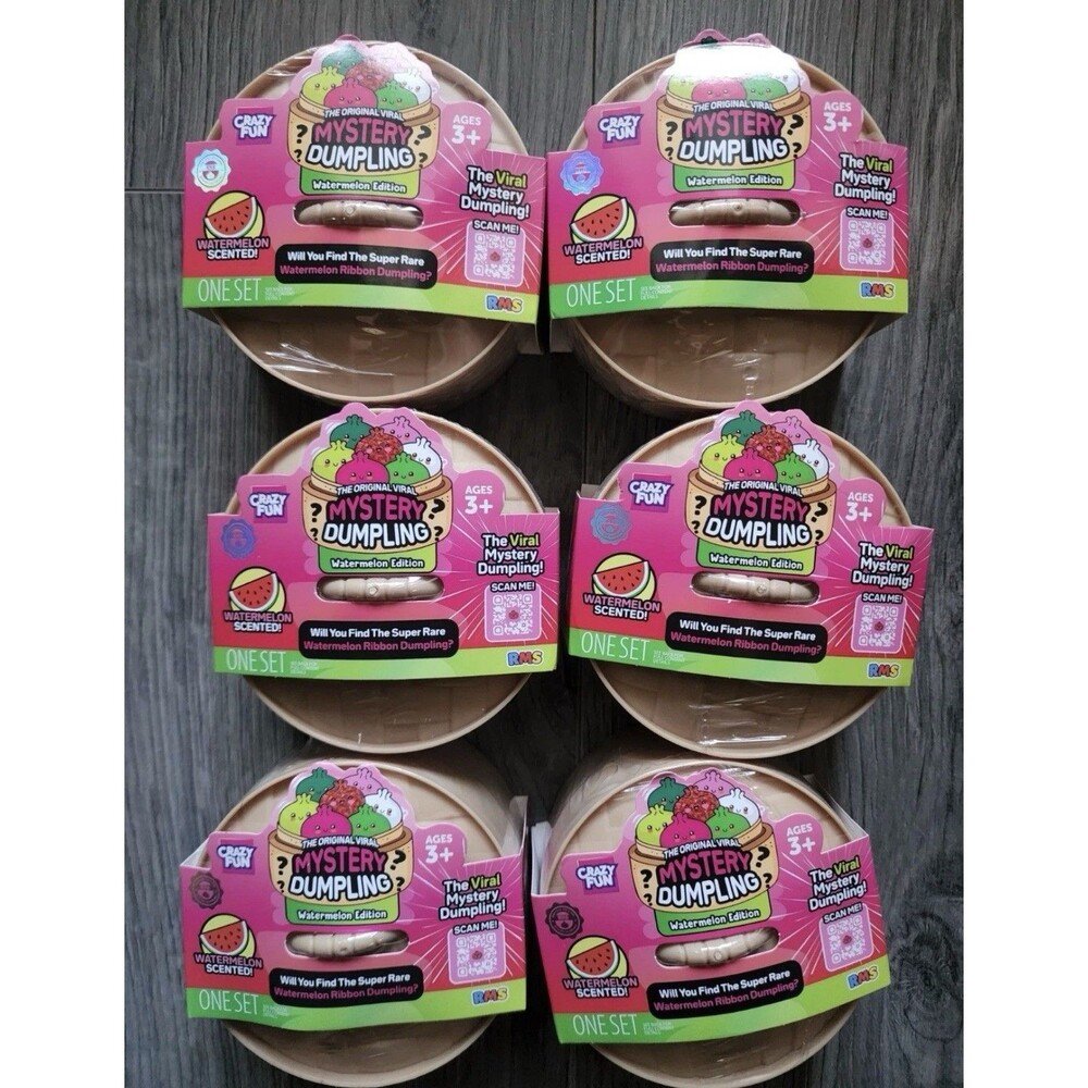 RMS Crazy Fun Mystery Dumpling Scented Watermelon Edition New LOT OF 6 SEALED